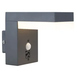 Lampe D'Exterieur Globo Viro Anthracite, 1 Lumiere, Detecteur De Mouvement