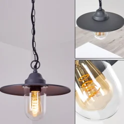 Lampe D'Exterieur Mijas Anthracite, 1 Lumiere