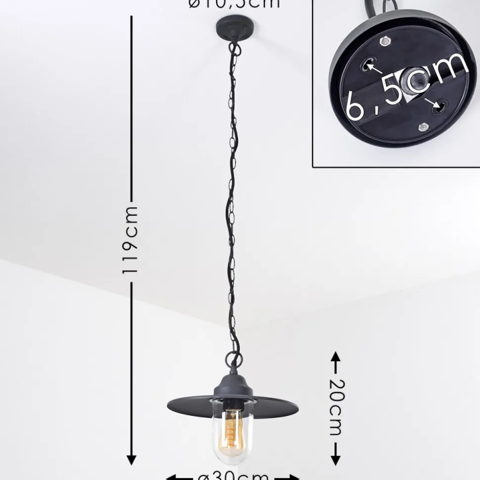 Lampe D'Exterieur Mijas Anthracite, 1 Lumiere