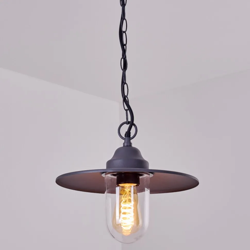 Lampe D'Exterieur Mijas Anthracite, 1 Lumiere