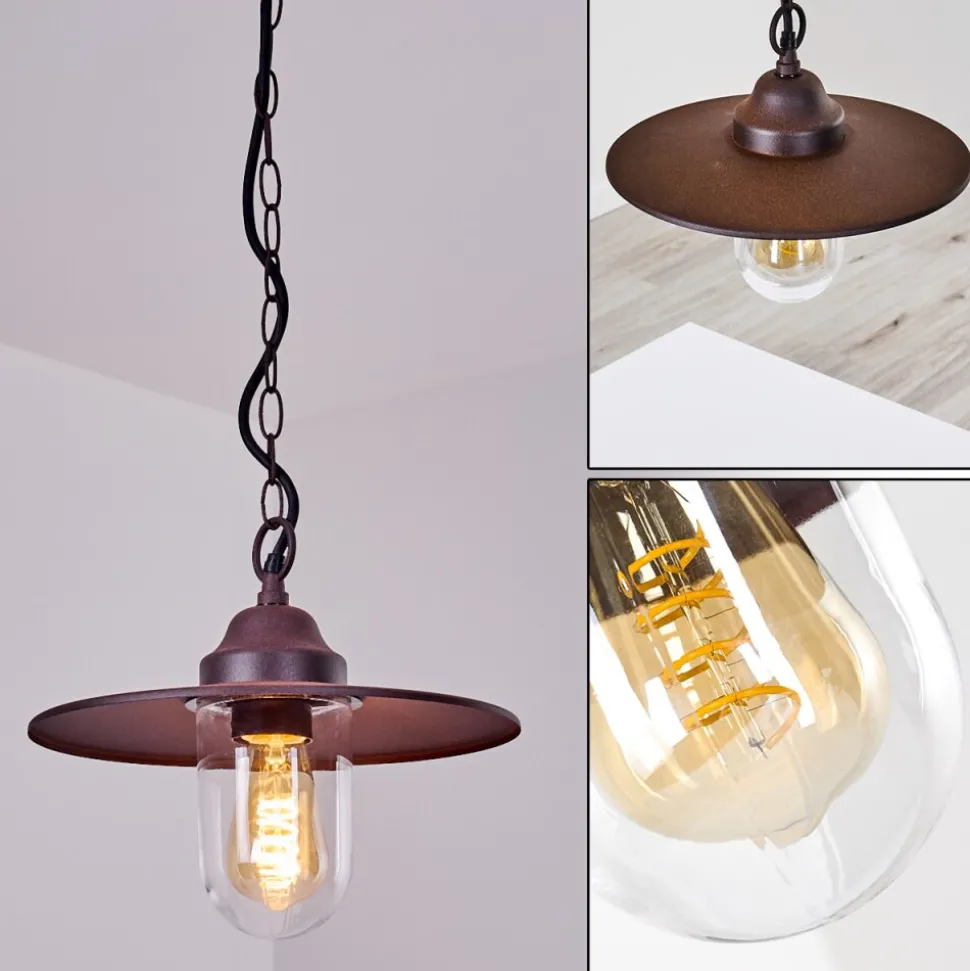 Lampe D'Exterieur Mijas Rouille, 1 Lumiere