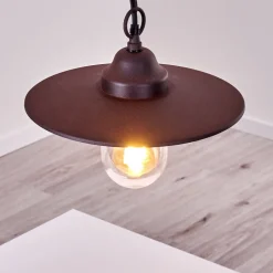 Lampe D'Exterieur Mijas Rouille, 1 Lumiere