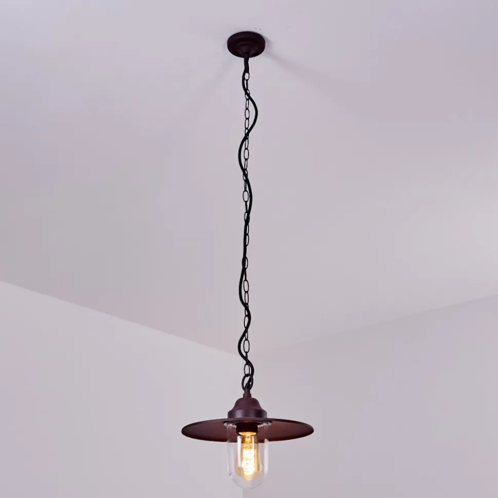 Lampe D'Exterieur Mijas Rouille, 1 Lumiere