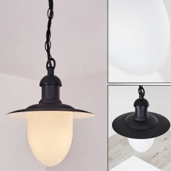 Lampe D'Exterieur Surnu Noir, 1 Lumiere