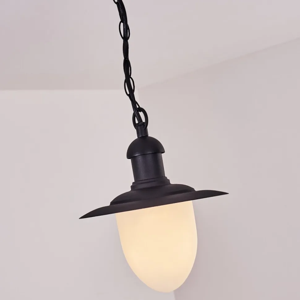 Lampe D'Exterieur Surnu Noir, 1 Lumiere