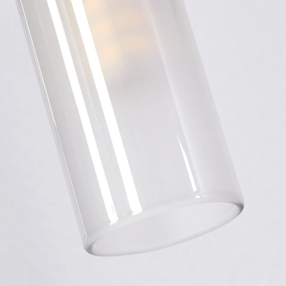 Lampe Miroir Morges Led Brun Fonce, Nickel Mat, 2 Lumieres