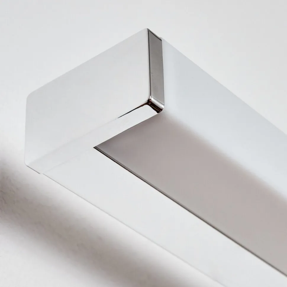 Lampe Miroir Morges Led Chrome, Blanc, 1 Lumiere
