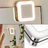 Lampe Miroir Morges Led Chrome, Blanc, 1 Lumiere