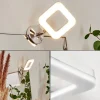 Lampe Miroir Morges Led Chrome, Blanc, 1 Lumiere