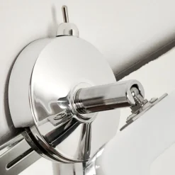 Lampe Miroir Morges Led Chrome, Blanc, 1 Lumiere