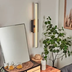 Lampe Miroiraspers Led Noir, 1 Lumiere