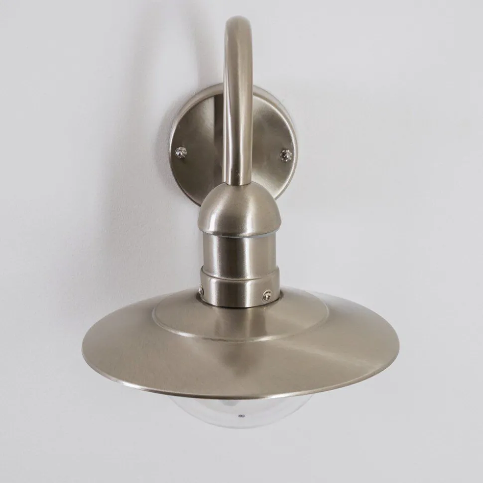 Lampe Murale D'Exterieur Elima Acier Inoxydable, 1 Lumiere, Detecteur De Mouvement