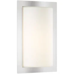 Lampe Murale D'Exterieur Lcd Led Acier Inoxydable, 1 Lumiere, Detecteur De Mouvement