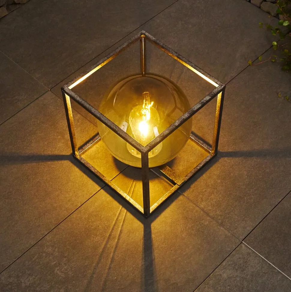 Lampe Solaire Albuquerque Led Argente, 1 Lumiere