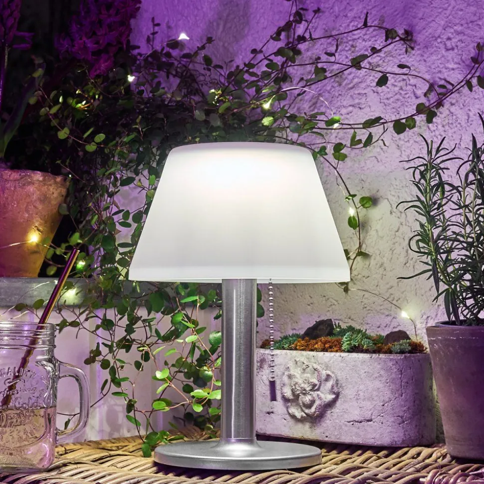 Lampe Solaire Alcudia Led Blanc, 1 Lumiere