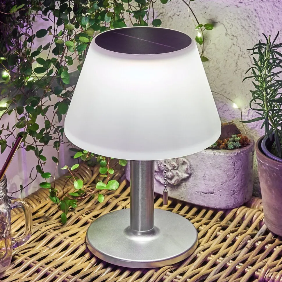 Lampe Solaire Alcudia Led Blanc, 1 Lumiere