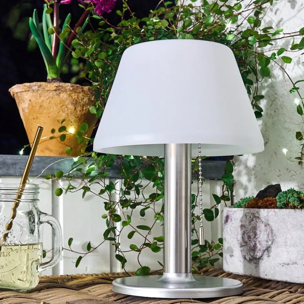 Lampe Solaire Alcudia Led Blanc, 1 Lumiere