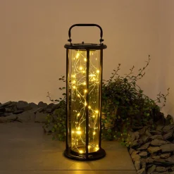 Lampe Solaire Aracaju Led Noir, 1 Lumiere