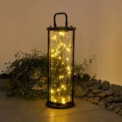 Lampe Solaire Aracaju Led Noir, 1 Lumiere