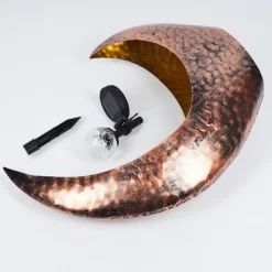 Lampe Solaire Benevento Led Cuivre, Rouille, Transparent, 1 Lumiere