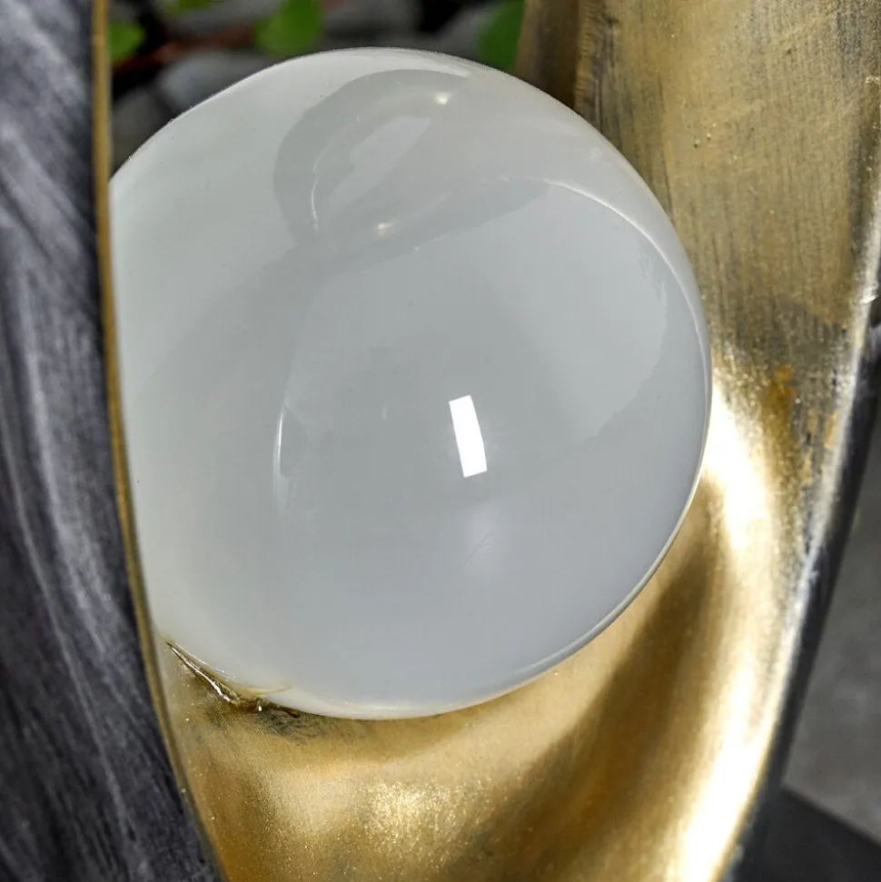 Lampe Solaire Benevento Led Or, Argente, 1 Lumiere
