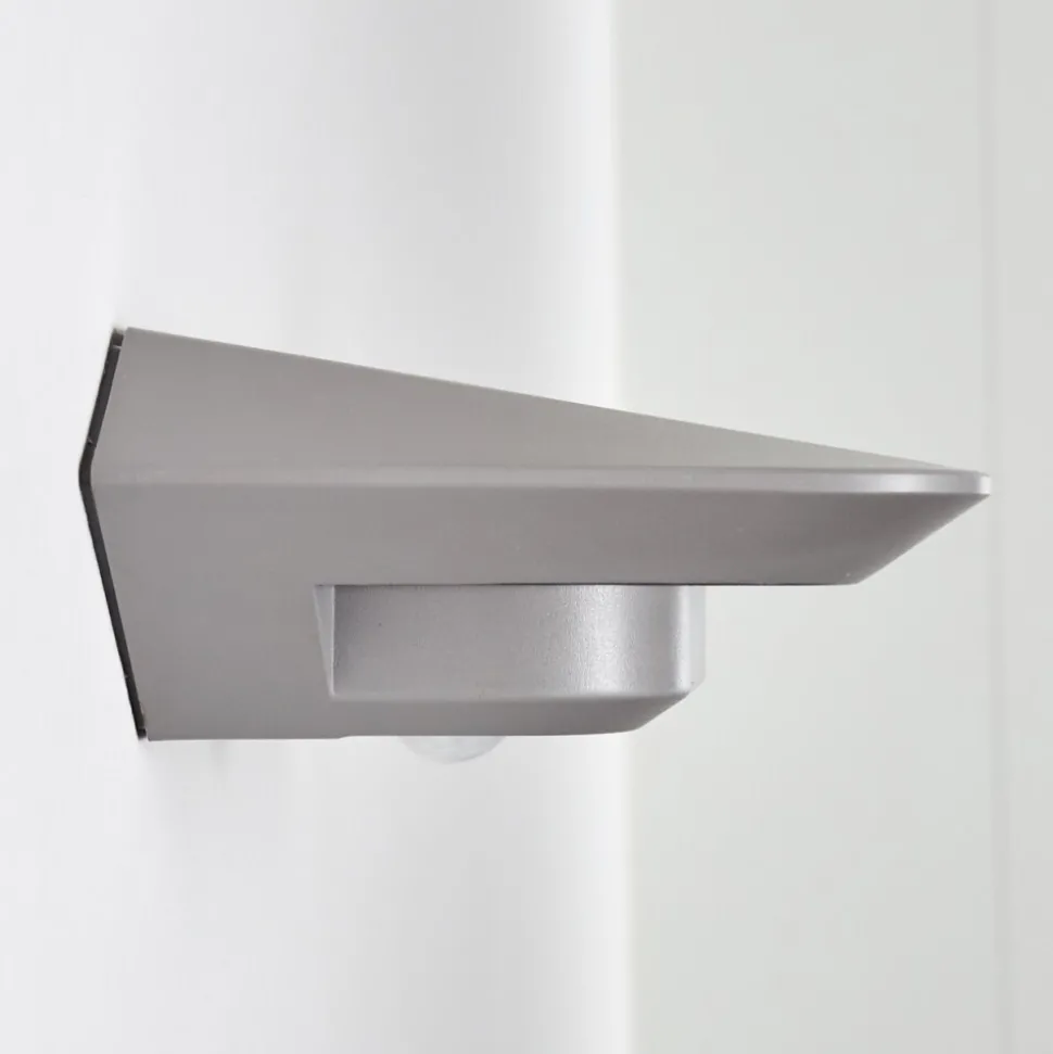 Lampe Solaire Camden Led Gris, 1 Lumiere, Detecteur De Mouvement