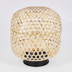 Lampe Solaire Conneaut Led Bois Clair, Noir, 1 Lumiere