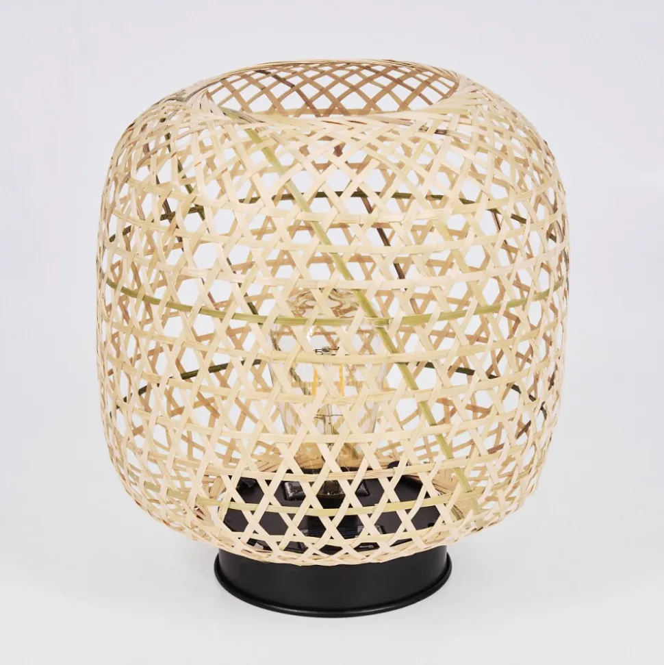 Lampe Solaire Conneaut Led Bois Clair, Noir, 1 Lumiere