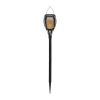 Lampe Solaire Eglo Fackel Led Noir, 12 Lumieres