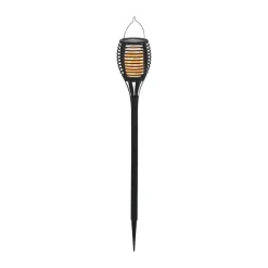 Lampe Solaire Eglo Fackel Led Noir, 12 Lumieres