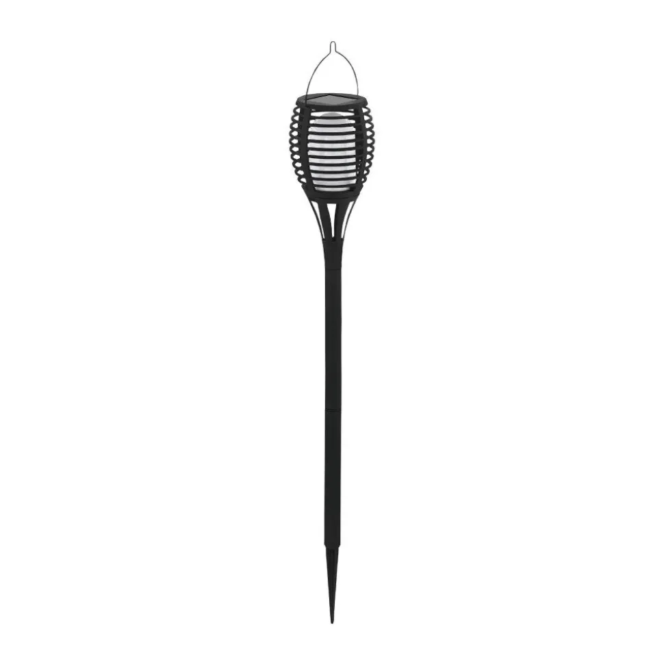Lampe Solaire Eglo Fackel Led Noir, 12 Lumieres