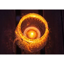 Lampe Solaire Eglo Flame Led Blanc, 3 Lumieres