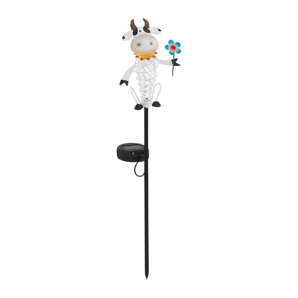 Lampe Solaire Eglo Kuh Led Noir, 4 Lumieres