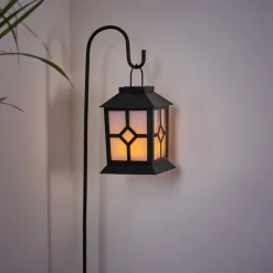 Lampe Solaire Folgarida Led Noir, 64 Lumieres