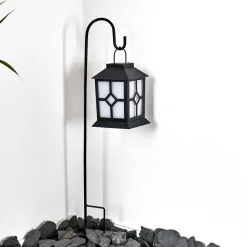 Lampe Solaire Folgarida Led Noir, 64 Lumieres