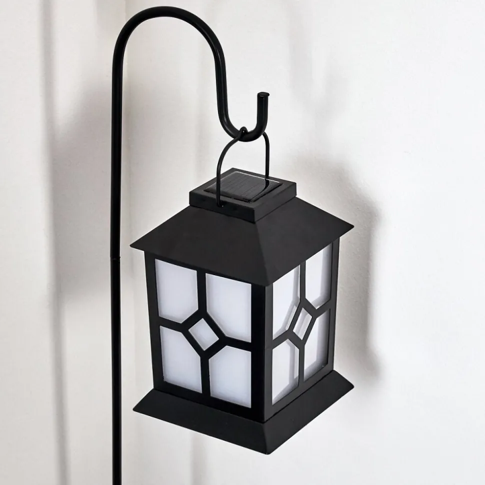Lampe Solaire Folgarida Led Noir, 64 Lumieres