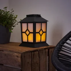 Lampe Solaire Folgarida Led Noir, 64 Lumieres