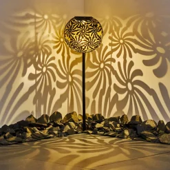 Lampe Solaire Gilbert Led Noir, 1 Lumiere