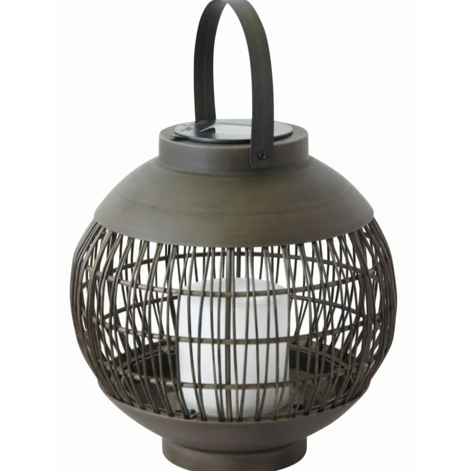 Lampe Solaire Globo Don Led Noir, 1 Lumiere
