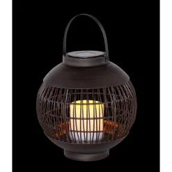 Lampe Solaire Globo Don Led Noir, 1 Lumiere