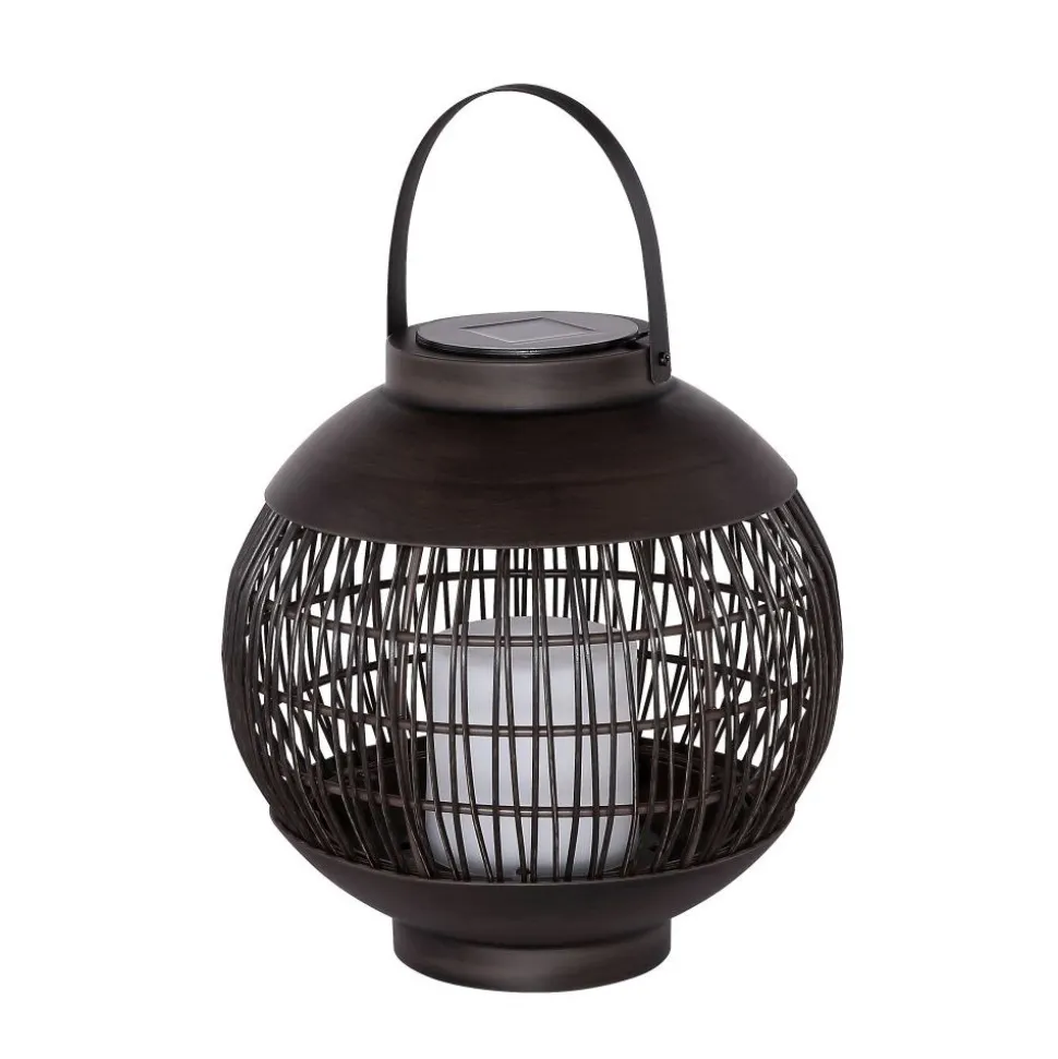 Lampe Solaire Globo Don Led Noir, 1 Lumiere