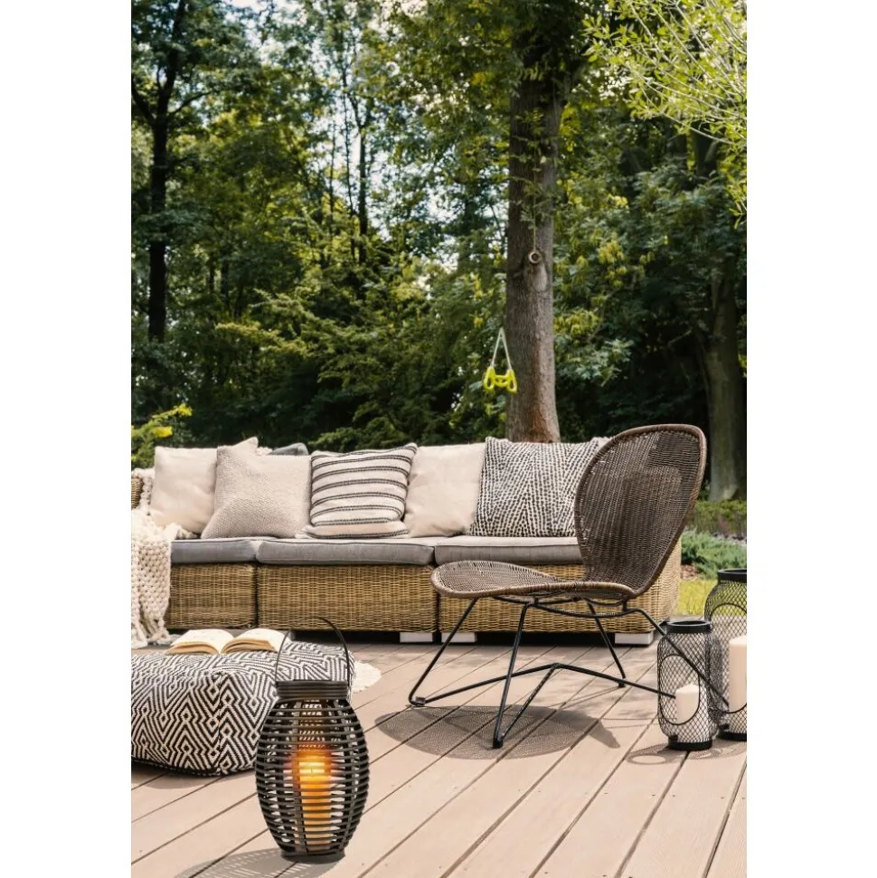Lampe Solaire Globo Don Led Gris, 1 Lumiere