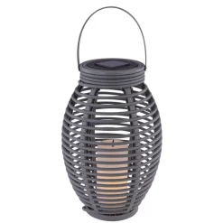 Lampe Solaire Globo Don Led Gris, 1 Lumiere