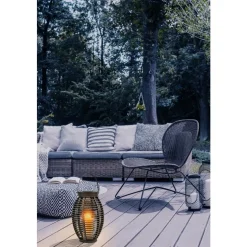 Lampe Solaire Globo Don Led Gris, 1 Lumiere