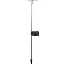 Lampe Solaire Globo Led Acier Inoxydable, 1 Lumiere