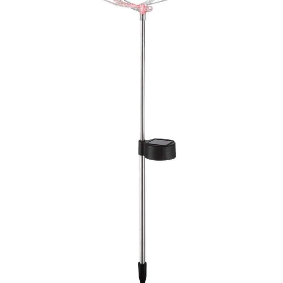 Lampe Solaire Globo Led Acier Inoxydable, 1 Lumiere