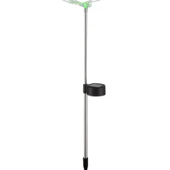 Lampe Solaire Globo Led Acier Inoxydable, 1 Lumiere