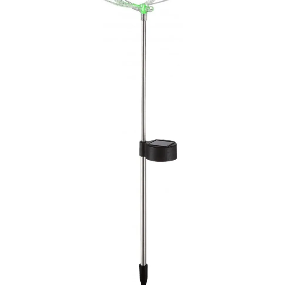 Lampe Solaire Globo Led Acier Inoxydable, 1 Lumiere