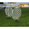 Lampe Solaire Globo Led Argente, 2 Lumieres