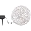 Lampe Solaire Globo Led Argente, 30 Lumieres